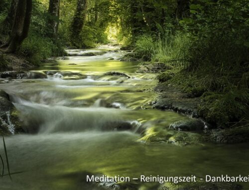 Meditation – Reinigungszeit